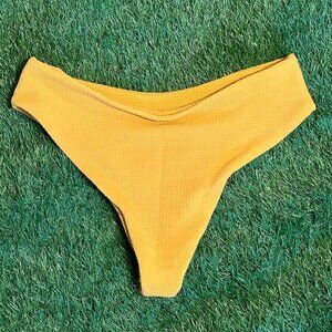 Zaful Swim Cheeky Yellow Bikini Bottom